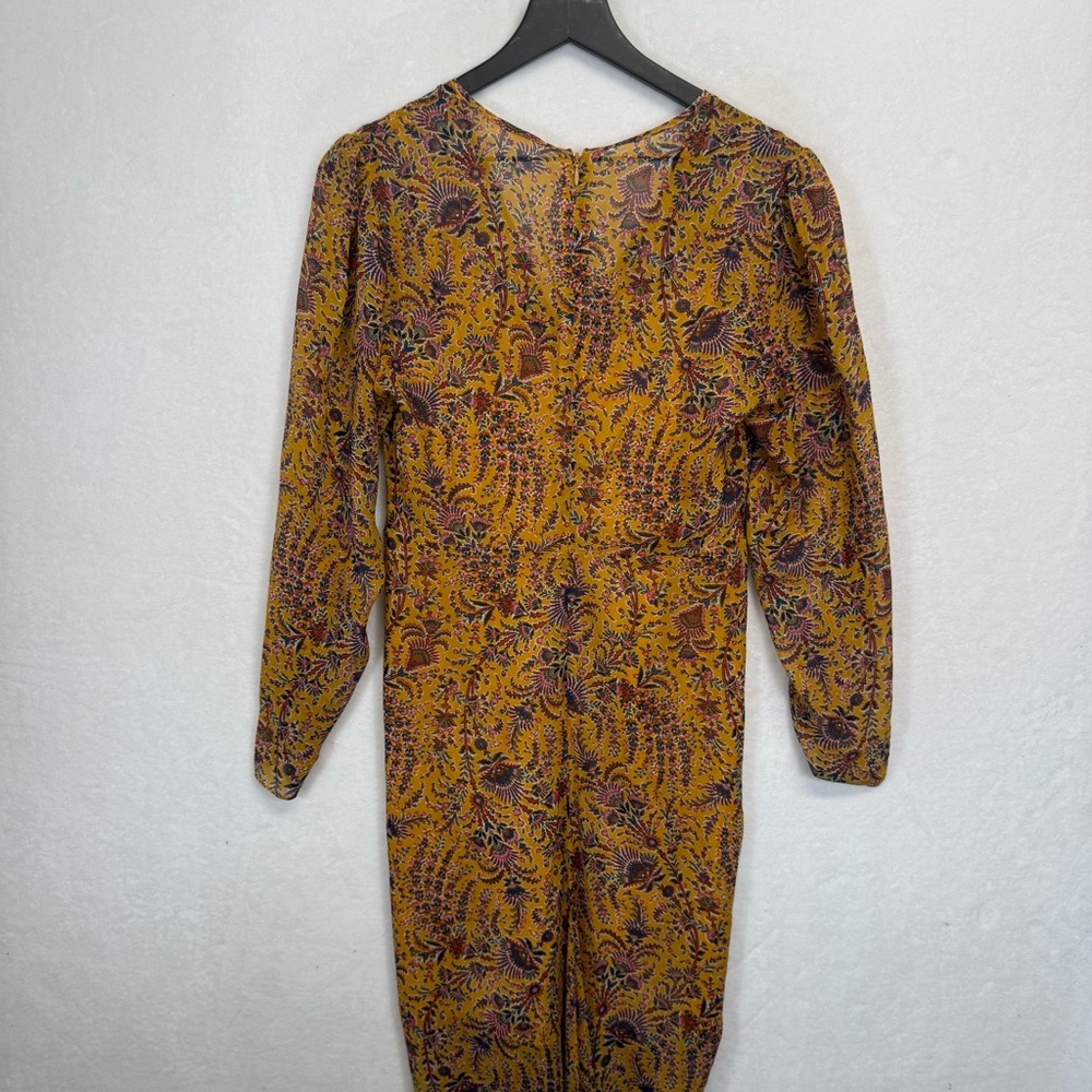 Veronica Beard Multicolor Floral Long Sleeve Dress - Picture 9 of 11
